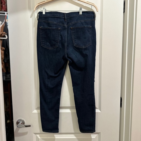 FREE PEOPLE BUSTED KNEE SKINNY JEANS SZ 32 - Picture 4 of 4